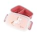 Produktbild sigikid 25368 Brotzeitbox Einhorn Lunchbox mit Trennwand, BPA-frei, sicher, leicht, empfohlen für Kinder ab 1 Jahr