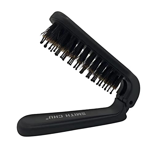 Travel Hair Brush, Easy To Carry Folding Brush, Mini Pocket Brush Suitable For Small Spaces, Nylon & Bristles Brush, For Women Any Hairstyles And Men's Hair And Beards #TOP1