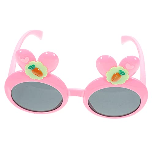 BESPORTBLE 1pair Boy Girl Cartoon Sunglasses for Boys Girls Lightweight Uv Boy Girl Eyewear for Parties Outdoor Fun Adorable Bunny Carrot Design for Birthdays Family Gatherings