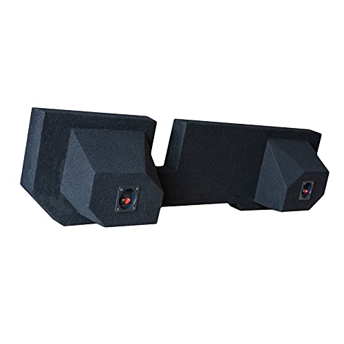 SoundBox Ram Quad/Crew Cab 2002-2018 Dual 12\" Subwoofer Enclosure Sub Box