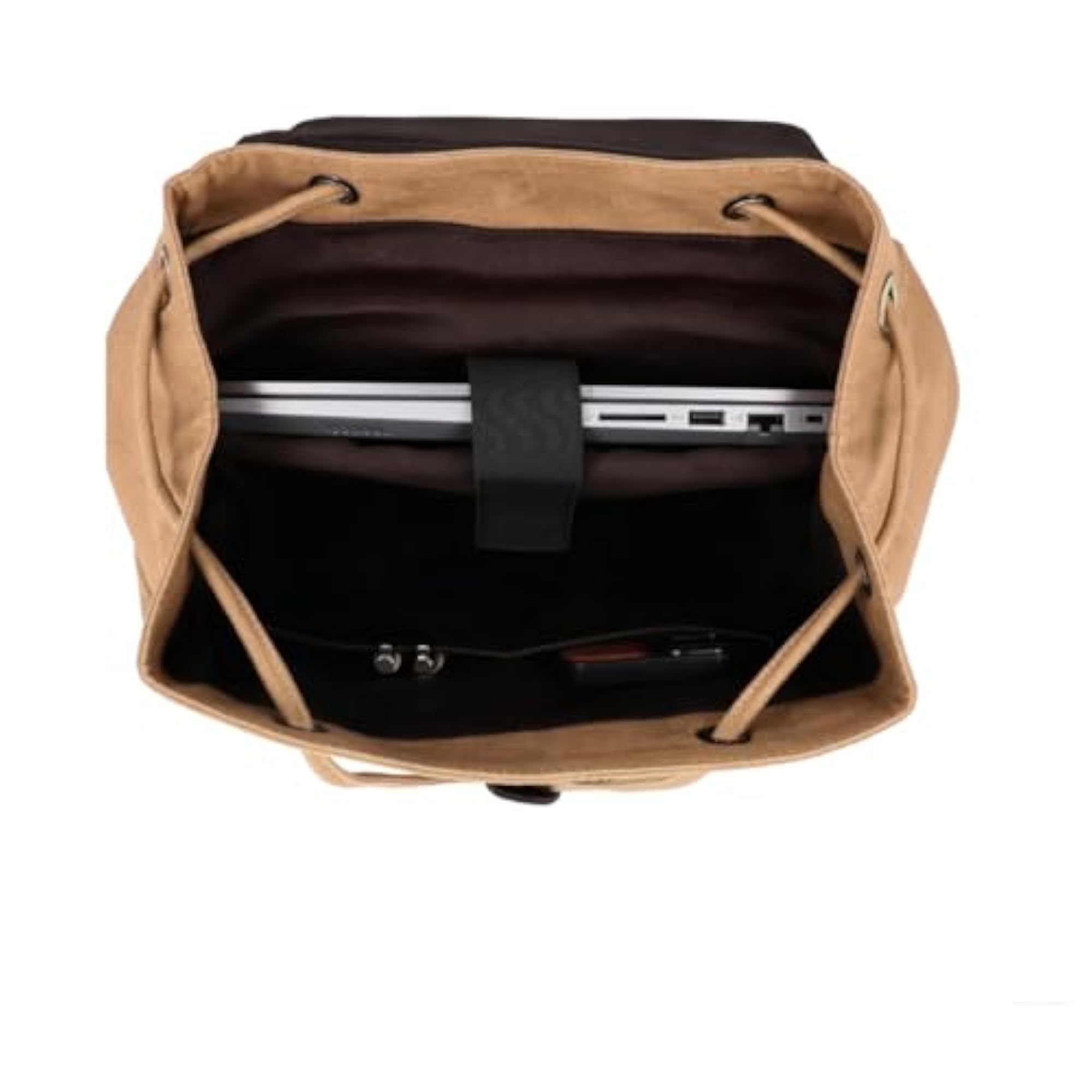 Kairos Collection Vintage Canvas and Leather Backpack