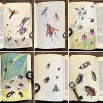 Amazon.co.jp: ドイツの古い昆虫図鑑(KNAURS INSEKTEN BUCH 1968