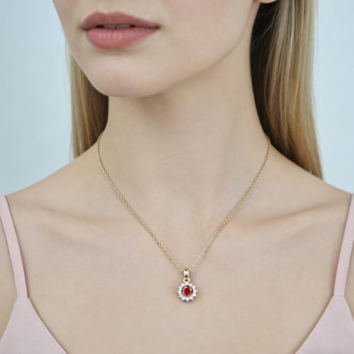 Collier tournesol moissanite chaîne ajustable style été - 2