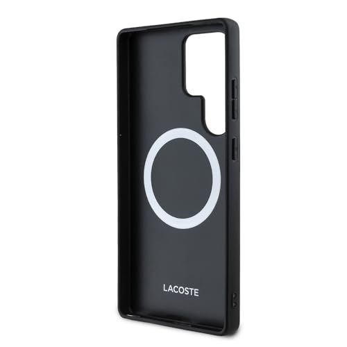 Coque Lacoste S25 Ultra noire avec logo brodé par CG Mobile - 7