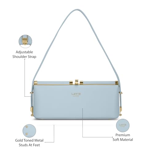 Image of Lavie Luxe Women's Parallel25 Small Frame Satchel Handbag | Satchel Bag for Work | Ladies Purse | Stylish Shoulder Bag | Gift For Women