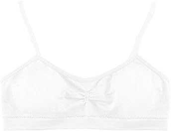 Hanes Girls' Seamless Ruched Crop Bra 2-pack image 5