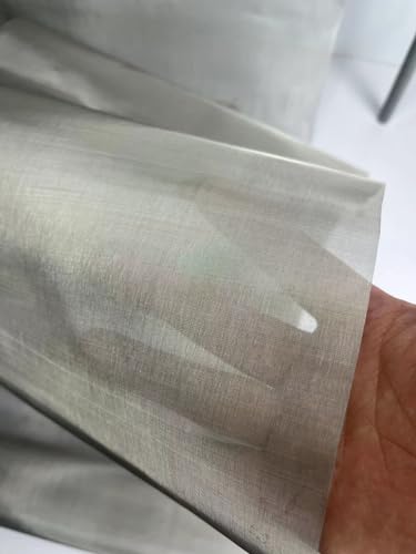 Image of 180 Mesh 304 Stainless Steel Mesh Roll, 0.06mm Ultra Fine Wire Screen 30x100cm, Rustproof Precision Filter Mesh for Kitchen Filtration, HVAC, Dust Filter, Liquid Separation & DIY Projects
