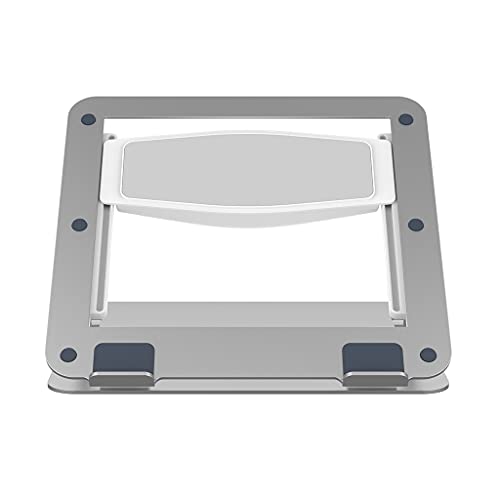 Soporte refrigerado para laptop, soporte silencioso de aleación de aluminio, adecuado para monitor de escritorio y mesa, compatible con laptops de 11'', 12'', 13'', 14'', 15'', 16'' y 17'' miniatura 3