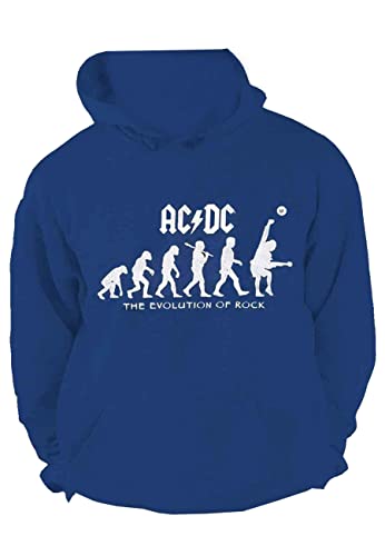 Sweat AC/DC à capuche imprimé Evolution of Rock Band Logo durable - 4
