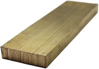 GatherTOOL 1Pc Brass Flat Bar Sheet Plate Solid CNC Block Machining Mill Metal Thickness 0.5mm /0.8mm /1mm/ 3mm/ 4mm/ 5mm/ 6mm/ 8mm (Size : 3x15x100mm 1pc)