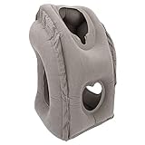 Xiuganpo Almohada Inflable de Viaje Soporte Ajustable Alivio de la Cabeza Portátil para Viajes Camping Lana