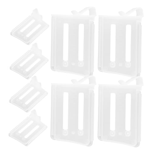 Tofficu Divisori Per Frigorifero Domestico e Porta Laterale, Pannelli Divisori Regolabili Per Alimenti 8 Pezzi, Separatori Per Congelatore e Cassetti, Accessori Per Organizzazione Cucina e Bagno