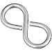 National 1-5/8 In. Zinc Light Closed S Hook (4 Ct.) - 1 Each
