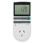Indoor Digital Electrical Outlet Timer Plug with Countdown Delay ON/Off Switch, 7-Day 24 Hour Programmable