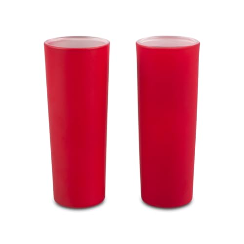 Image of Bar Box Shot Glasses (Set of 2) (Red)