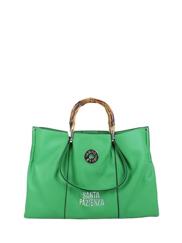 Grand sac Serena Lime Le Pandorine vert avec grand volume de rangement