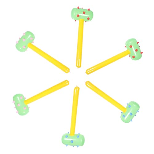 VICASKY Inflatable Hammer Toys Set 6pcs Pvc Boys and Girls Hammer Toys Party Game Lightweight for Pool/beach/luau Random
