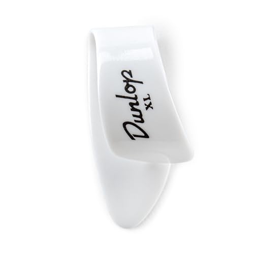 JIM DUNLOP Plektrum Daumen Weiß 4 Stück XL