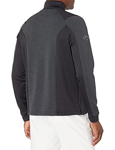 Image of Callaway mens Swingtech Long Sleeve 1 /4 Zip Ottoman Fleece