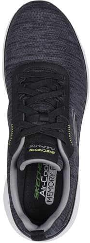 Skechers - Mens Flex Advantage 5.0 - Arlus Sneakers, Color Black/Lime, Size: 11 W US2