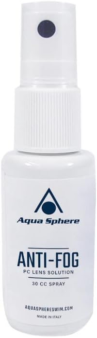 Aqua Sphere Anti-Fog Plastic Lens Solution - 30cc Spray