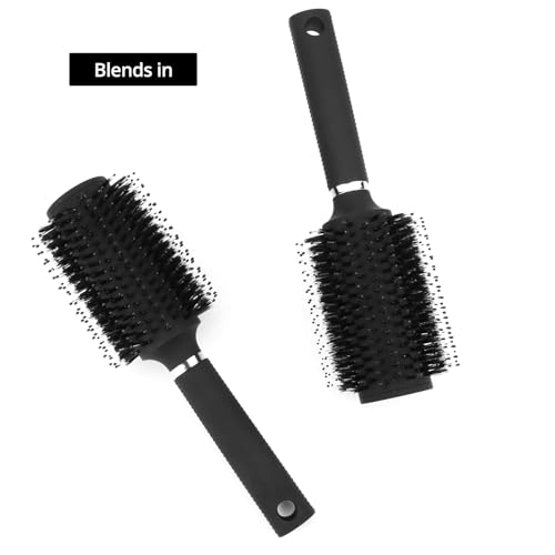 Brosses à cheveux cachette secrète QWORK pour bijoux et argent, lot de 2 brosses de voyage