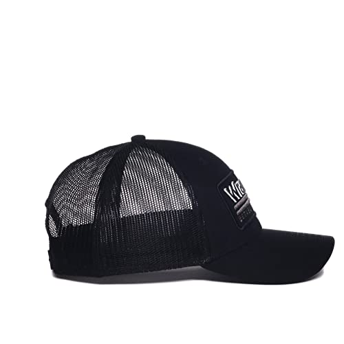 Image of Wrangler Black Mesh Back Hat, One Size Fits Most