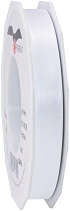 C.E. Pattberg SATIN white gift ribbon, 55 yards for Wrapping Gifts, 0.12 inches width, Ribbon for Decorating & Crafting, Decorative Ribbon for Gifts, for every occasion