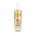 L'Oréal Paris 10-In-1 Miracle Treatment For Dry Unmanageable Hair, Elvive Extraordinary Oil Leave-In Spray With Precious Oils, Detangles And Protects From Heat And Frizz With No Weigh Down, 150ml