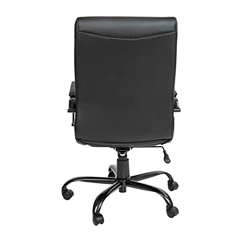 Image of EMMA + OLIVER High Back Black Faux Leather Executive Office Chair