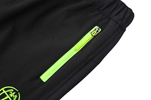 Hiheart Boys Girls Softshell Hiking Pants Waterproof Outdoor Trousers Black 8/9 #TOP3