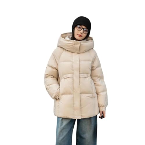 Veste d'hiver cocon pour femme manteau ample chaud à capuche