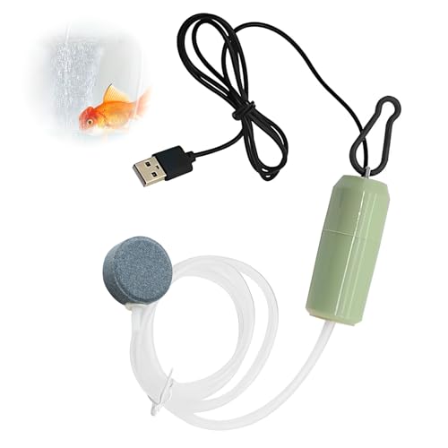 エアポンプ 水槽用 釣り用 usb給電式 水族館の酸素提供ポンプ 携帯式エアーポンプ 小型ポンプ 静音 軽量 金魚 観賞魚 酸素供給のサムネイル
