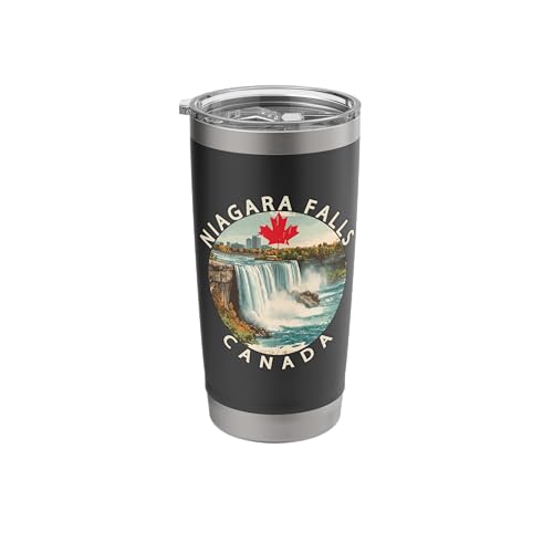 Niagara Falls, Ontario, Toronto & the Canadian Flag Stainless Steel Insulated Tumbler