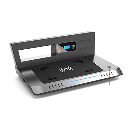 SAGGU Caricatore del Telefono di Ricarica Wireless Qi 15W Veloce for Tiguan 2017 2018 2019 2020 2021 MK2 Tappetino di Ricarica Wireless