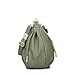Zwei Damen Shopper LOLA LO140 erweiterbare Schultertasche mit Reißverschluss (16-18 Liter) 3-teiliges Set Umhängetasche mit Geldbeutel & Schlüsselanhänger, große XL Damen Handtasche (eucalyptus)