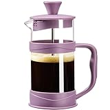 gegewawa French Press Coffee Maker, Coffee Press of 18/8 Stainless Steel Filter 11.8 OZ, Mini Camping French Press for Travel& Home Gift