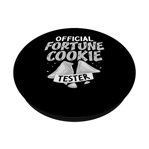 Fortune Cookie Chinese Funny Quotes Sayings Recipe PopSockets Swappable PopGrip, Black - Image 2