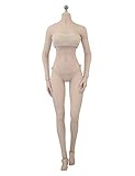 Phicen Super-Flexible Female Seamless Body with Stainlesss Steel Skeleton in Pale 1:6 Figure 26 Points of Articulation (Pale; S10D; Large Breast Size)