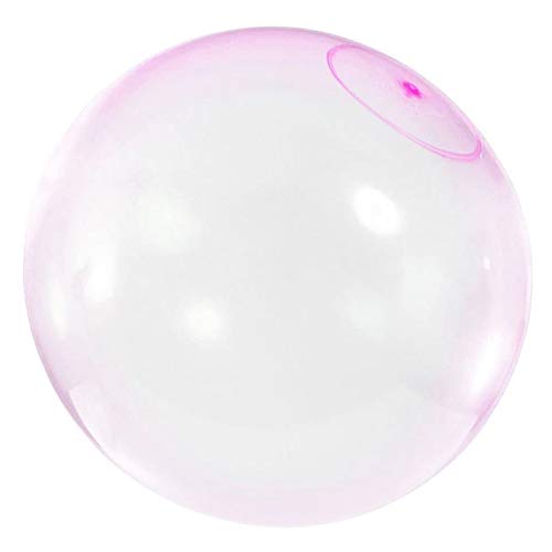 Podazz Outdoor Fun Inflatable Bubble Balls Toy Inflatable Toy for Water Bubble Balloon Transparent Bounce Balloon for Children's Outdoor Activities(L purple)