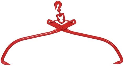 LuckyNote 32in - Log Lifting Tongs Heavy Duty Grapple Timber Cla It can be connected with your truck, loader, tractor, skidder, ATV