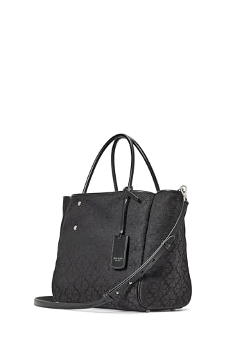 Bolso Tote Medium Spade Flower Jacquard Negro Multicolor miniatura 2