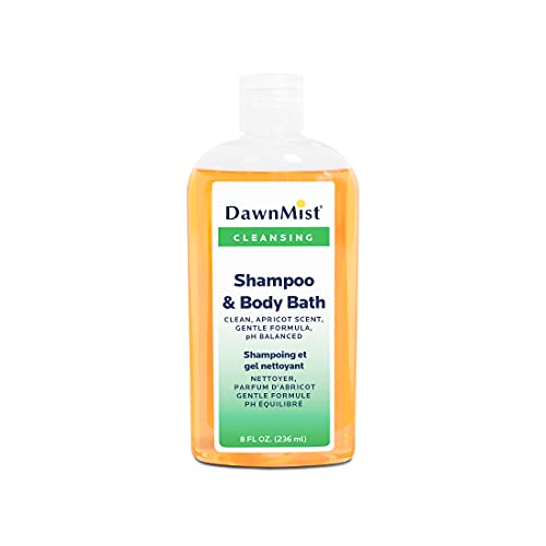 DawnMist Dukal Shampoo and Body Bath, 8 oz (1 Count) &ndash; 2-in-1 Gentle Cleanser for Hair and Skin,...