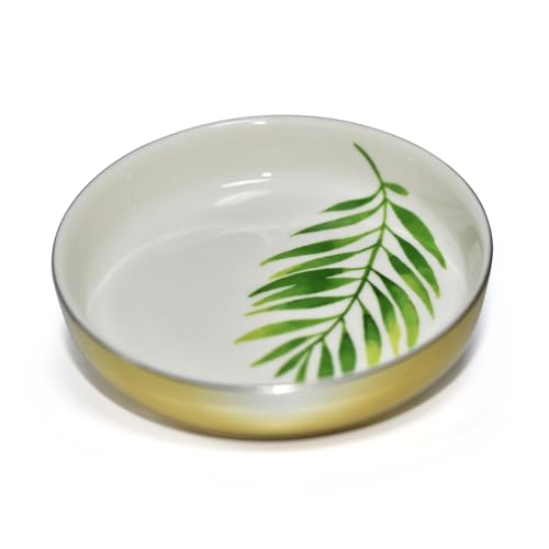Exembe Tropical Style Rings Holder for Jewelry, Natural Colorful Glaze And Printed By Boutique Signature, In All Occasion To Be Prefect Gift And Use