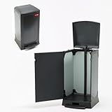 poubelle porte cuisine 15l 🧽 Pratique et facile à nettoyer : Poubelle avec porte devant est dotée d’un fond creux conçu pour retenir retenir les liquides accidentels. L’ouverture frontale permet un accès direct au fond de la poubelle, rendant le nettoyage ultra simple. Un coup de chiffon suffit pour garder votre poubelle propre et sans odeur.