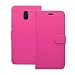 Produktbild Handy Schutzhülle Kompatibel Für Galaxy J6 2018 Etui Klapp Ständer Kartenschlitz Kunstleder Magnetverschluss Hülle IN Rosa