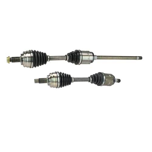 Image of TRQ Front Driver and Passenger Side CV Axle Assembly Set 2 Piece Compatible with 2000-2006 BMW X5