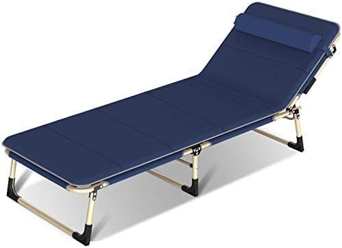 Chaise longue pliante robuste 200 Kg au design ergonomique et coussin 3D haut de gamme