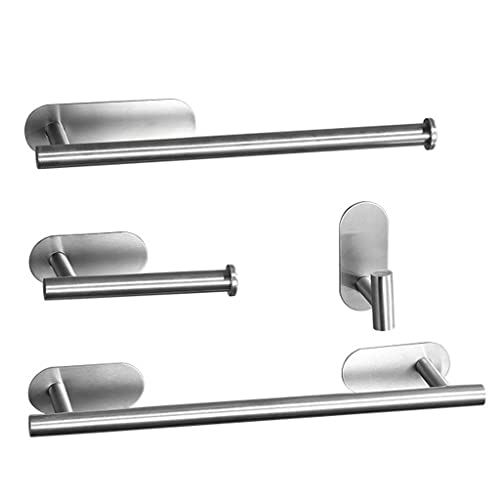 Estante triangular negro de acero inoxidable sin perforación para baño 5
