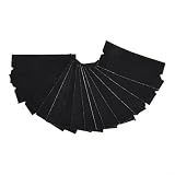 15 Stück Ersatz-Wollfilztuch für 10 cm Vinyl-Wickelrakel, verdicktes Flanell für Kantenschutz für Autofolienanwendung, Kratz-Tönungsschaber-Abdeckungen